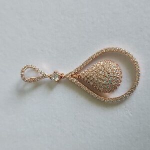 Rose Gold Halo Pendant